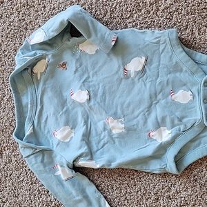 3-6 mo winter onesie